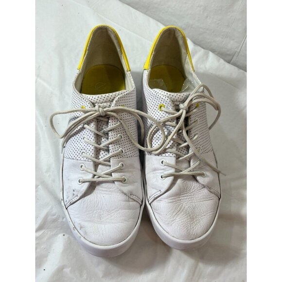 Creative Reaction Carda White Yellow Tennis Shoe Womens Size 10 - Picture 14 of 14